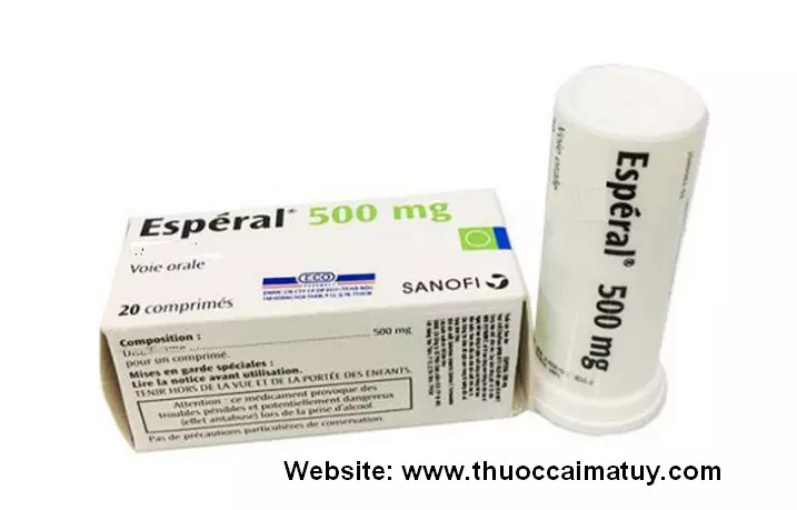 Thuốc cai nghiện rượu Espéral (Disulfirame) điều trị nghiện rượu mãn tính