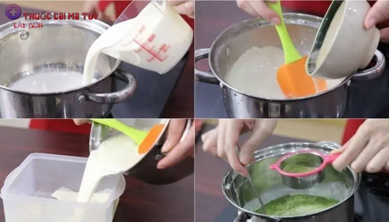 Cách làm chè khúc bạch bằng bột gelatin